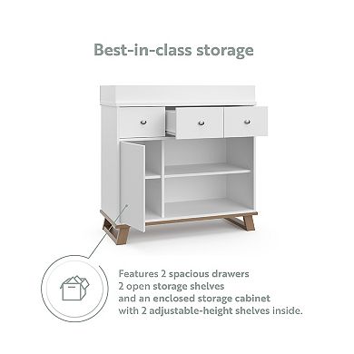 Storkcraft Modern 2-Drawer Changing Dresser