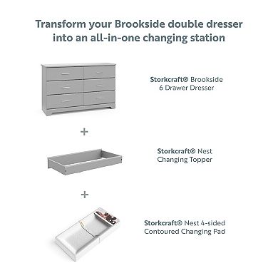 Storkcraft Brookside 6-Drawer Double Dresser