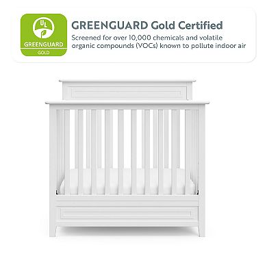 Graco Storkcraft Petal Mini 4-In-1 Convertible Crib