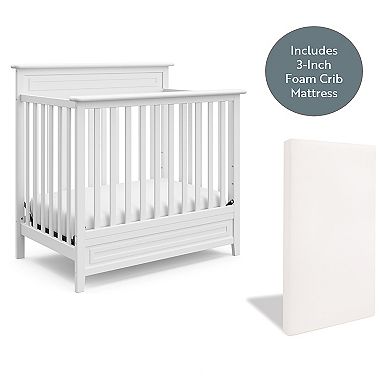 Graco Storkcraft Petal Mini 4-In-1 Convertible Crib