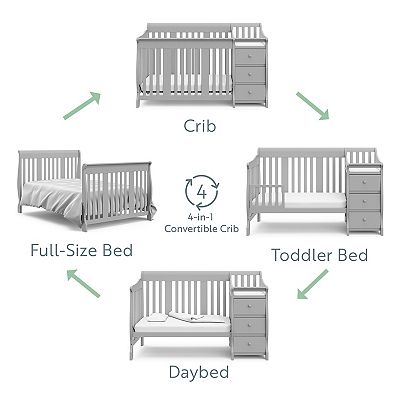 Portofino 4 in 1 crib best sale