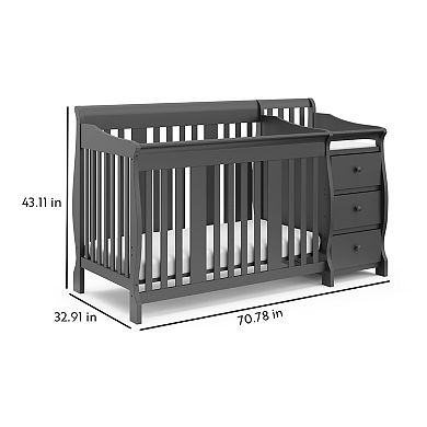 Storkcraft Portofino 4-in-1 Convertible Crib and Changer