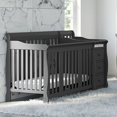 Storkcraft Portofino 4-in-1 Convertible Crib and Changer