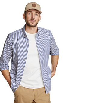 Men's Eddie Bauer UPF 50 Voyager Long Sleeve Button-Down Shirt