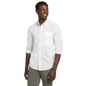 Men's Eddie Bauer UPF 50 Voyager Long Sleeve Button-Down Shirt