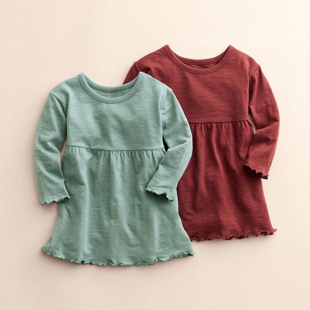 Baby Toddler Little Co. by Lauren Conrad 2 Pack Organic Dresses