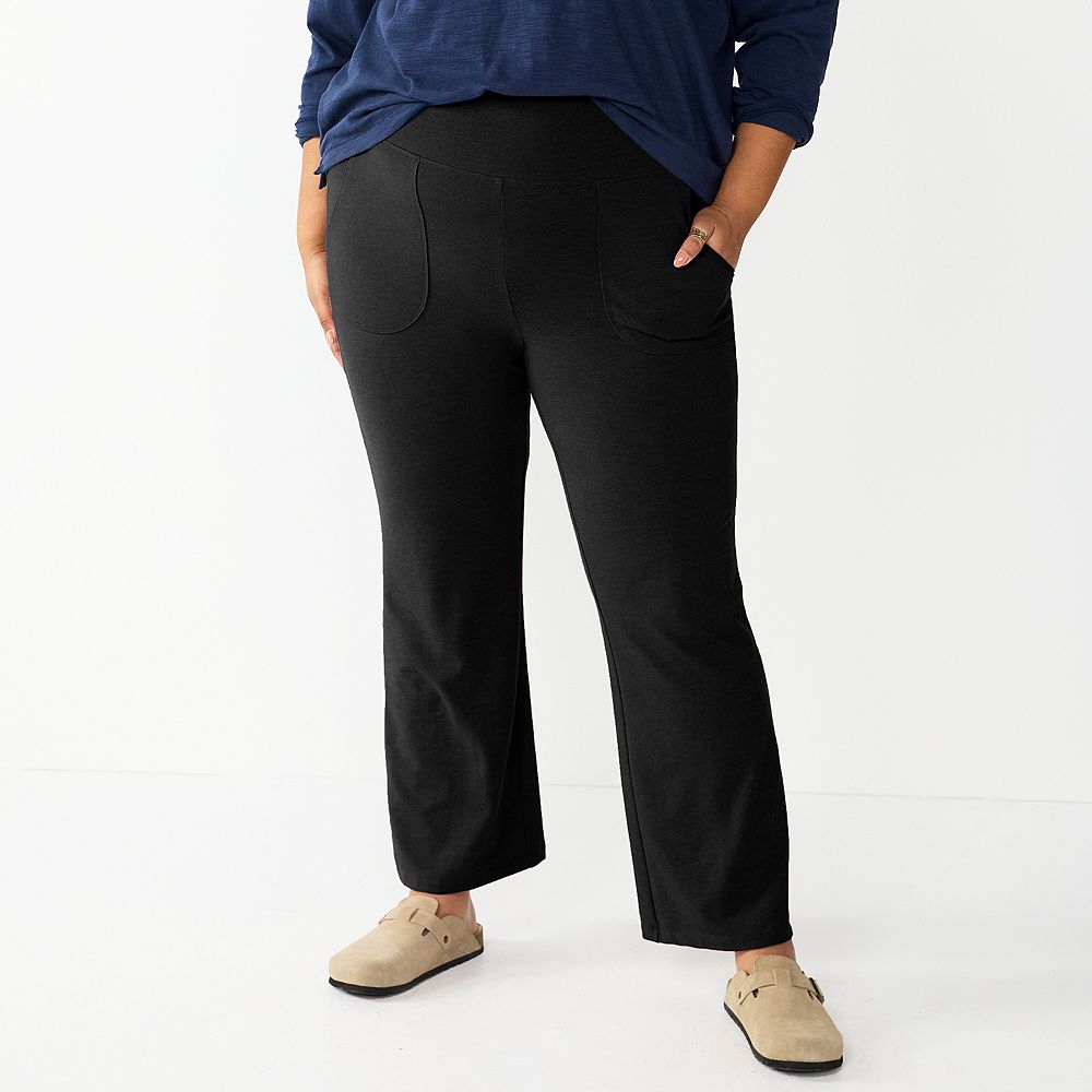 Plus Size Sonoma Goods For Life® High-Waisted Flare Leggings