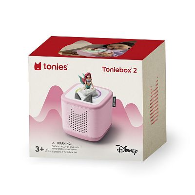 tonies Disney's The Little Mermaid Toniebox 2 Cloud Pink Starter Set