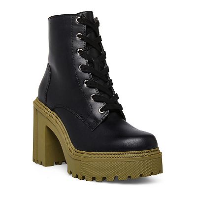 Madden girl combat boots with heel best sale