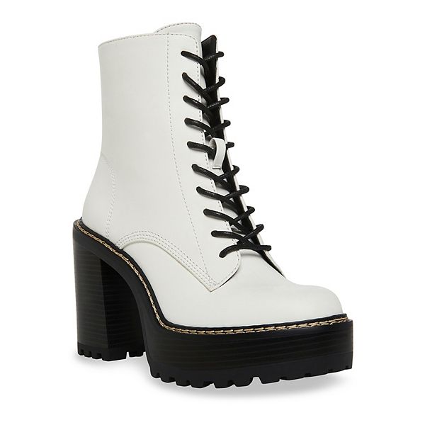 madden girl Karma Women s Block Heel Combat Boots