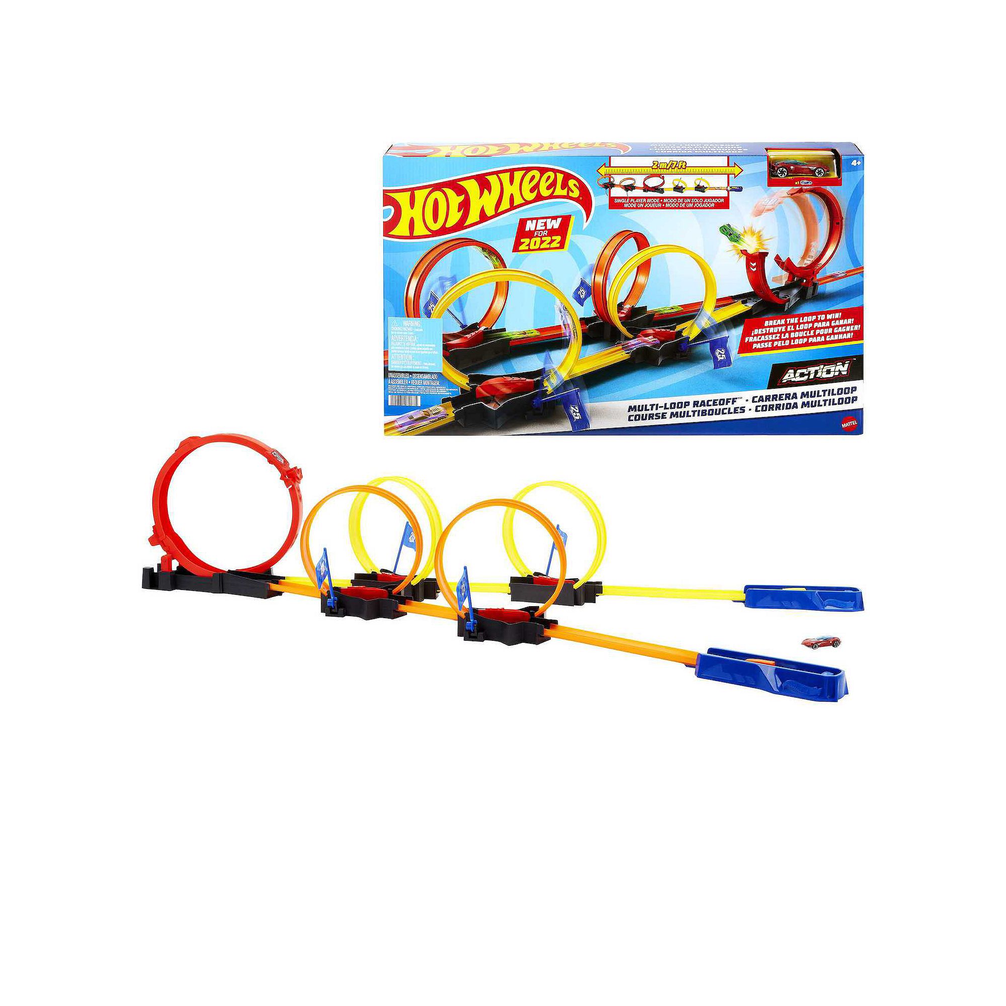 Mattel Hot Wheels Multi-Loop Raceoff Track Set