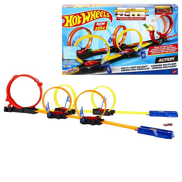 Mattel Hot Wheels Multi Loop Raceoff Track Set