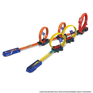 Mattel Hot Wheels Multi-Loop Raceoff Track Set