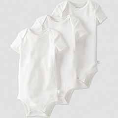 Baby Babygrows Bodysuits Vests 3 Pack Short Sleeve Newborn Cotton 0-18 Months 
