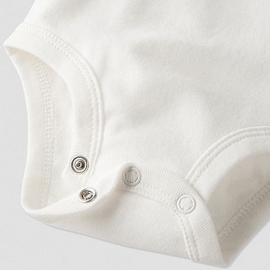 Baby Little Planet by Carter's 3-Pack Organic Cotton Short-Sleeve Rib Bodysuits