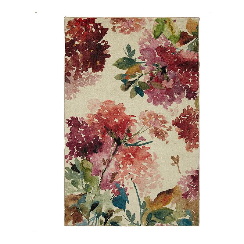 Mohawk Home Prismatic Watercolor Garden Rug, Multicolor, 5X8 Ft