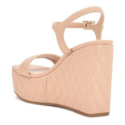 Platform Sandals Nine West Suede Sandals Winne Knotted Platform
