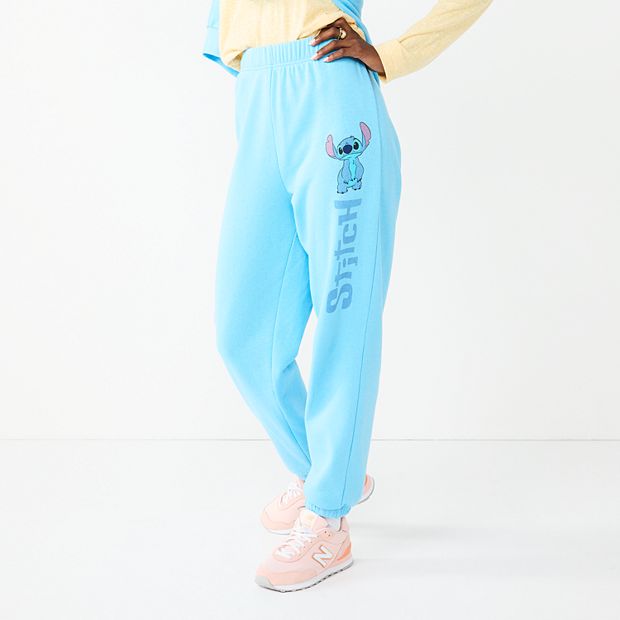  DISNEY Girls Jogger Sweatpants with Lilo and Stitch