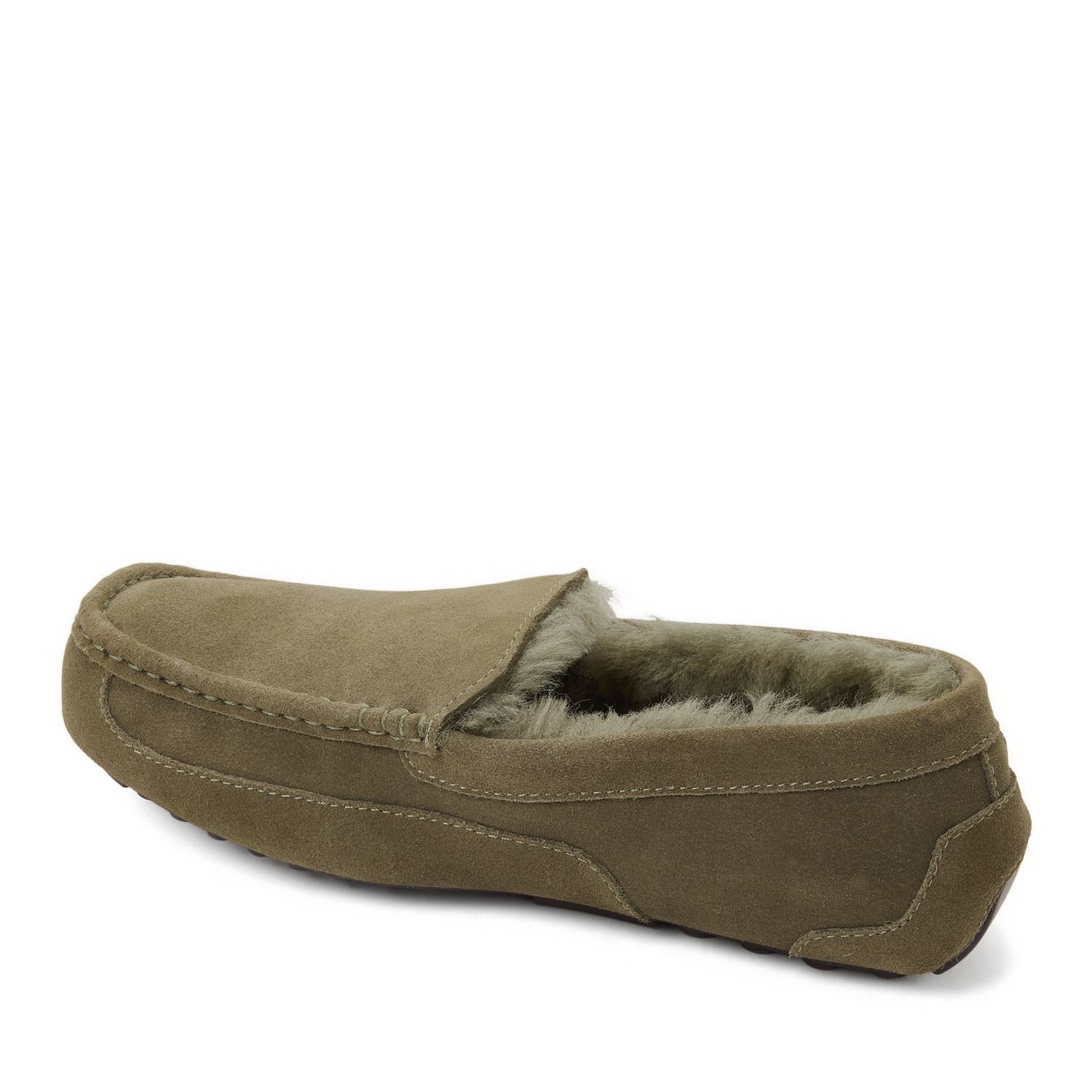 Fireside By Dearfoams Men\'s Melbourne Genuine Shearling Moccasin Tan Moccasin Slippers Men main image 4