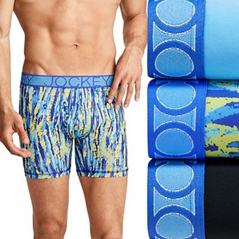 Men's Jockey® 3-Pack Active Microfiber 5" Boxer Briefs