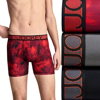 Men's Jockey® 3-Pack Active Microfiber 5" Boxer Briefs
