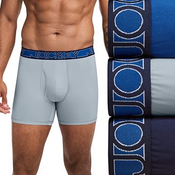 Men's Jockey® 3-Pack Active Microfiber 5" Boxer Briefs