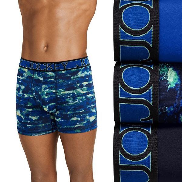 Men's Jockey® 3-Pack Active Microfiber 5" Boxer Briefs