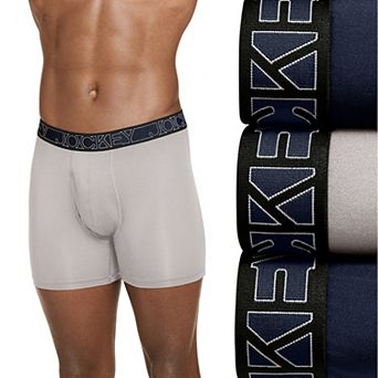 Men's Jockey® 3-Pack Active Microfiber 5" Boxer Briefs