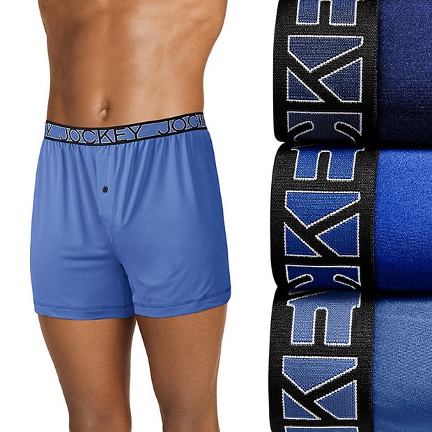SENSOR MERINO ACTIVE 3-PACK MEN BOXERS blk/blu/deep blu - SENSOR Activewear  – functional sports apparel