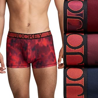 Men's Jockey 3-Pack Active Microfiber 2.5" Trunk Briefs