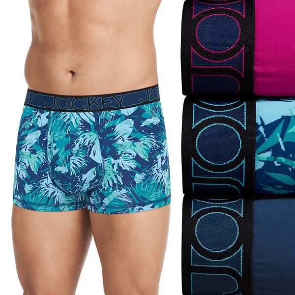 Men's Jockey 3-Pack Active Microfiber 2.5 Trunk Briefs