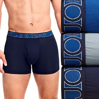 Men's Jockey 3-Pack Active Microfiber 2.5" Trunk Briefs