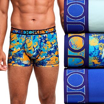 Men's Jockey 3-Pack Active Microfiber 2.5" Trunk Briefs