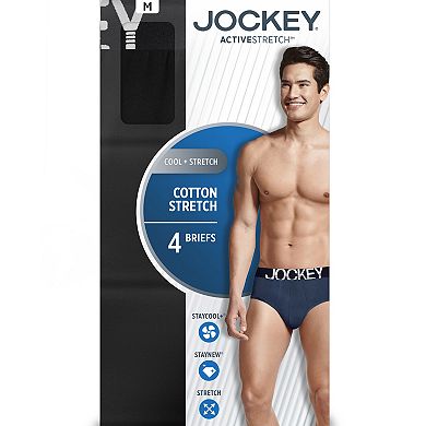 Men's Jockey 4-Pack ActiveStretch™ Briefs