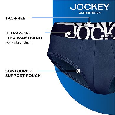 Men's Jockey 4-Pack ActiveStretch™ Briefs