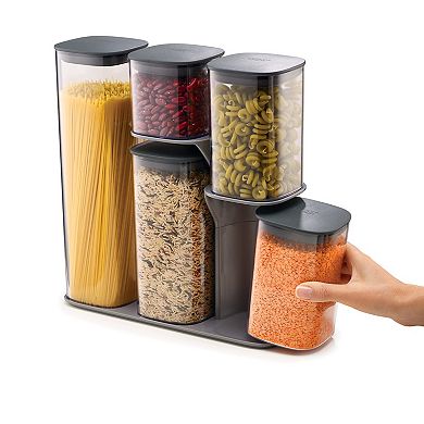 Joseph Joseph Podium 5-pc. Storage Jar Set with Stand