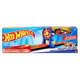 Mattel Hot Wheels Action Power Spin and Score Car and Track Set