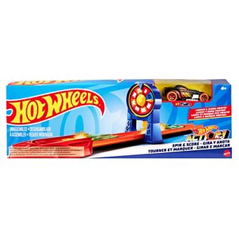 Mattel Hot Wheels Action Power Spin and Score Car and Track Set