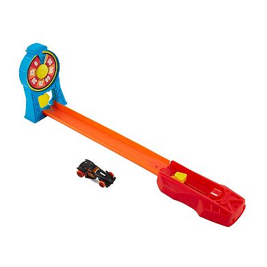 Mattel Hot Wheels Action Power Spin and Score Car and Track Set