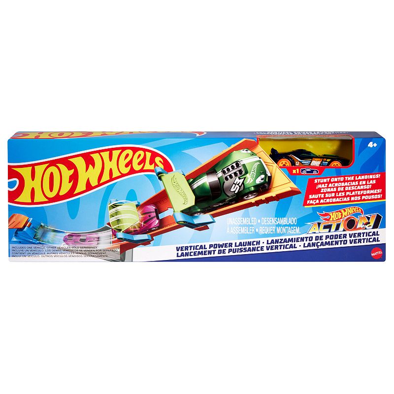 UPC 194735046652 product image for Mattel Hot Wheels Action Power Slam Launcher and Vehicle Set | upcitemdb.com