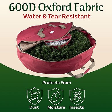 Hastings Home 48" Wreath Storage Bag