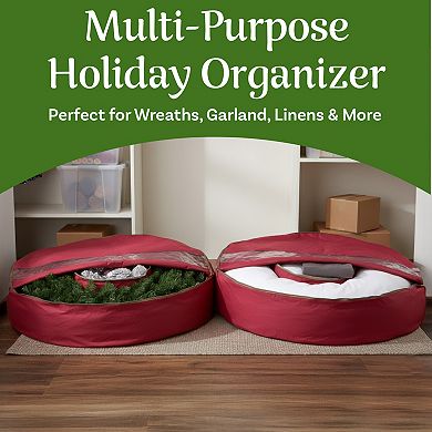 Hastings Home 48" Wreath Storage Bag