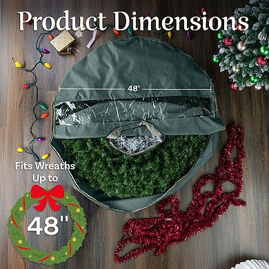Hastings Home 48" Wreath Storage Bag