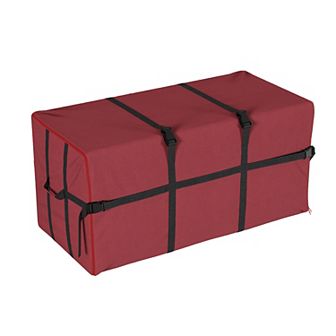 Hastings Home 7.5-ft. Red Canvas Christmas Tree Storage Bag