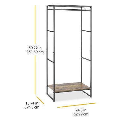 Whitmor Modern Industrial Wardrobe