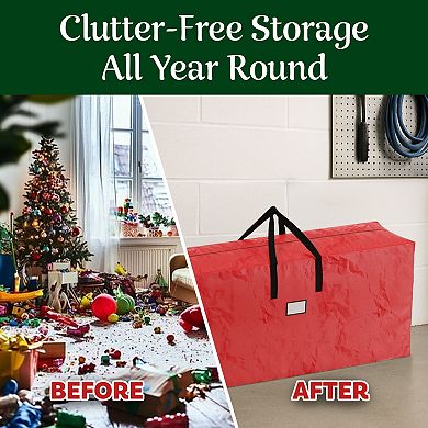 Hastings Home Christmas Decor Storage Bag