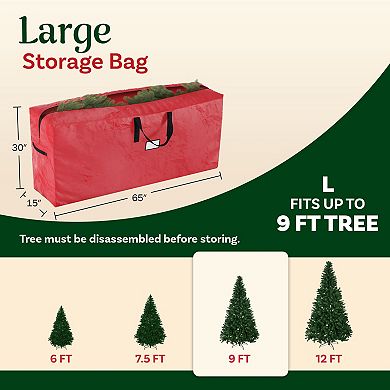 Hastings Home Christmas Decor Storage Bag