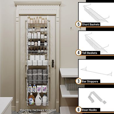 Hastings Home Over The Door Hanging Storage Rack