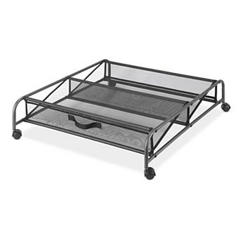 Whitmor Gunmetal Underbed Cart