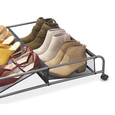 Whitmor Gunmetal Underbed Cart